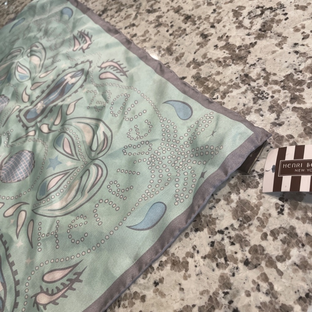 Henri Bendel Vintage Pastel Gastby Scarf - Picture 2 of 3